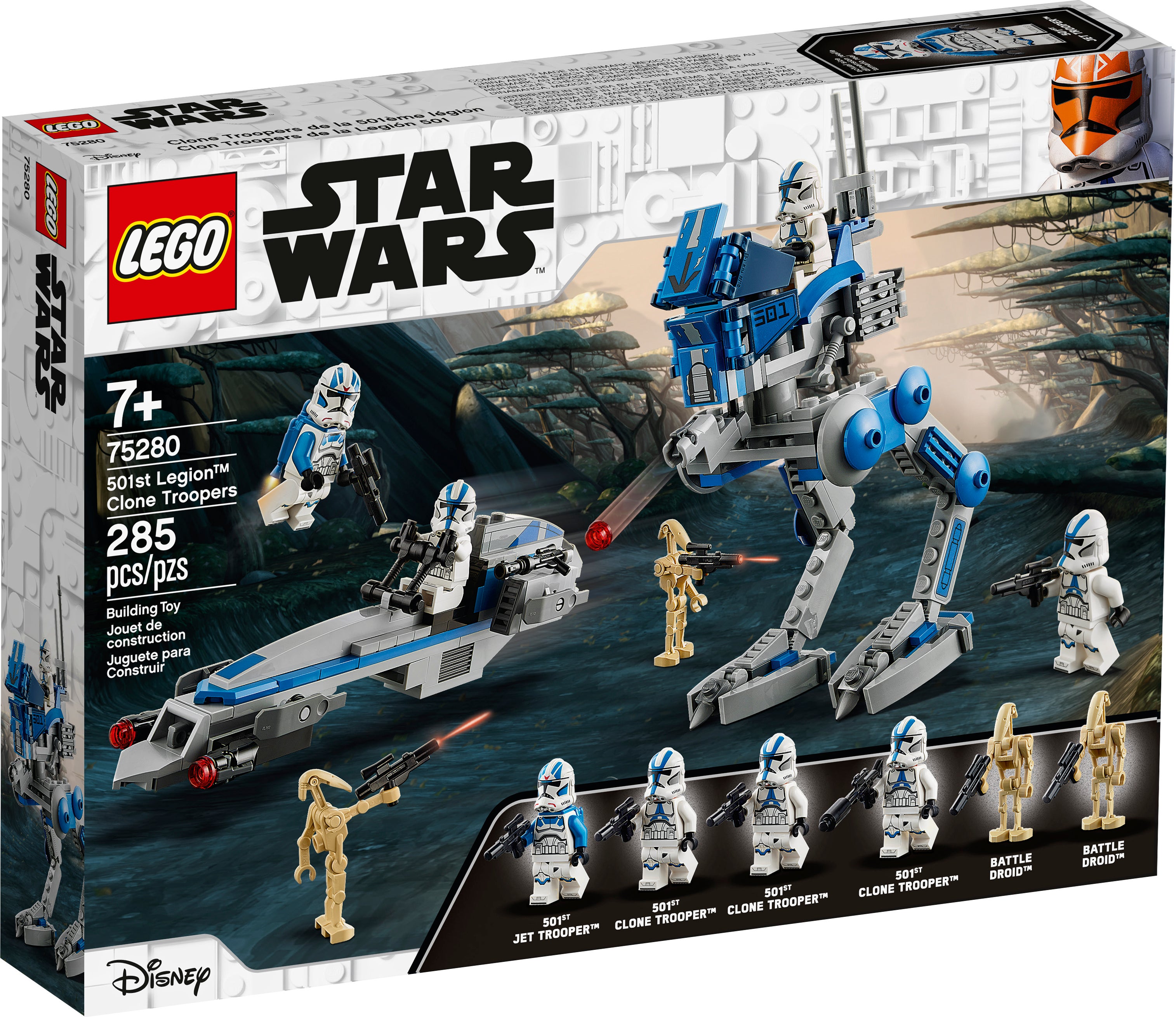 NEUF LEGO Star Wars sw75280 501st Clone Trooper 